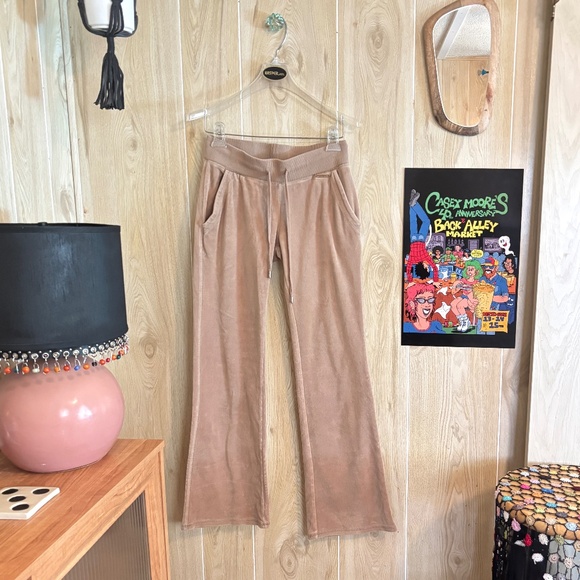 XSmall Michael Kors Velour Drawstring Low Rise Pant 2000s - Picture 1 of 5